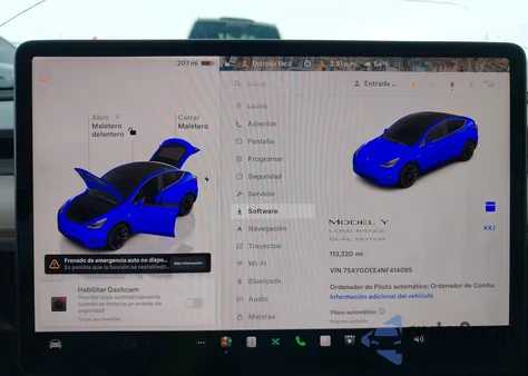 2022 Tesla Model Y Long Range Dual Motor All-Wheel Drive from USA, damaged, VIN 7SAYGDEE4NF414095